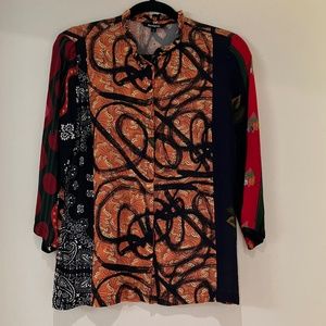 Desigual Graphic Art Blouse